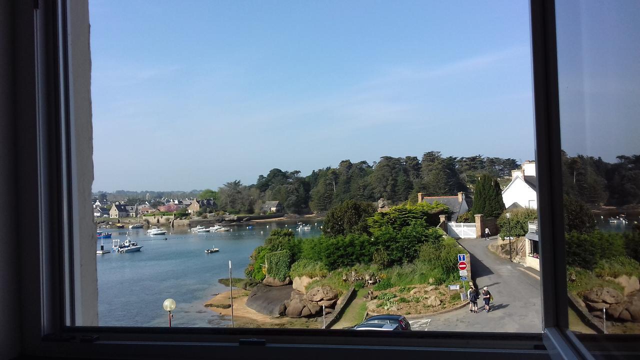 Hôtel des Rochers Perros-Guirec Exterior foto